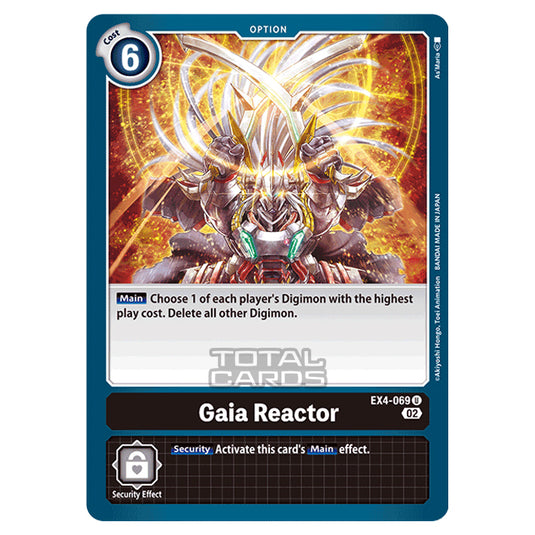 Digimon Card Game - EX04 - Alternative Being - Gaia Reactor - (Uncommon) - EX4-069