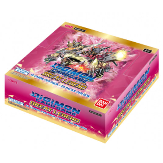 Digimon Card Game - BT04 - Great Legend Booster Box (24 Packs)