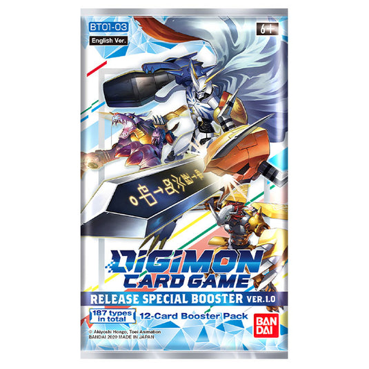 Digimon Card Game - Ver.1.0 BT01-03 - Release Special Booster Pack