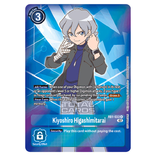 Digimon Card Game - RB-01: Resurgence Booster - Kiyoshiro Higashimitarai - (Alternative Art) - RB1-033a