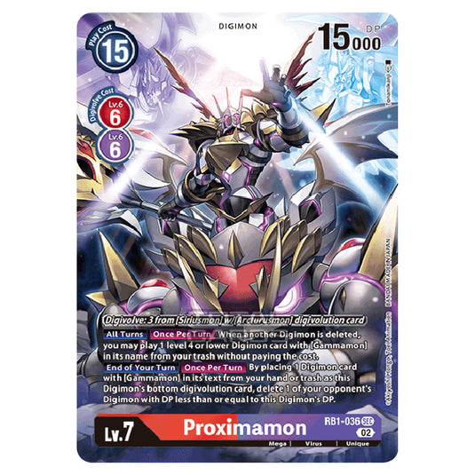 Digimon Card Game - RB-01: Resurgence Booster - Proximamon - (Alternative Art) - RB1-036a