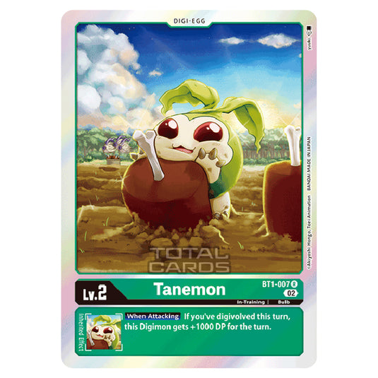 Digimon Card Game - RB-01: Resurgence Booster - Tanemon - (Alternative Art) - BT1-007a