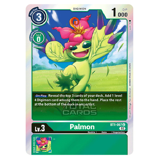 Digimon Card Game - RB-01: Resurgence Booster - Palmon - (Alternative Art) - BT1-067a