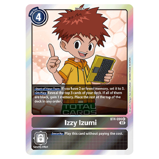 Digimon Card Game - RB-01: Resurgence Booster - Izzy Izumi - (Alternative Art) - BT4-096a