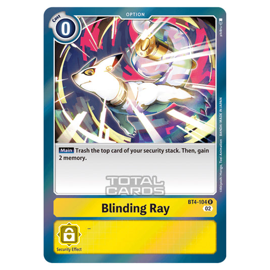 Digimon Card Game - RB-01: Resurgence Booster - Blinding Ray - (Alternative Art) - BT4-104a