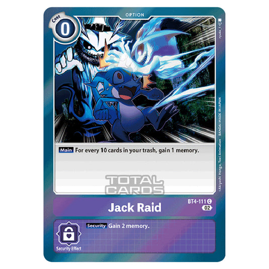 Digimon Card Game - RB-01: Resurgence Booster - Jack Raid - (Alternative Art) - BT4-111a