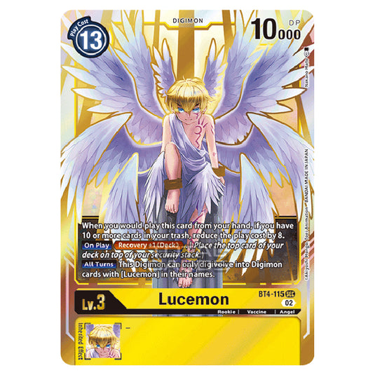Digimon Card Game - RB-01: Resurgence Booster - Lucemon - (Alternative Art) - BT4-115a