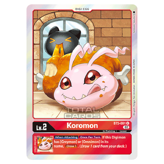 Digimon Card Game - RB-01: Resurgence Booster - Koromon - (Alternative Art) - BT5-001a