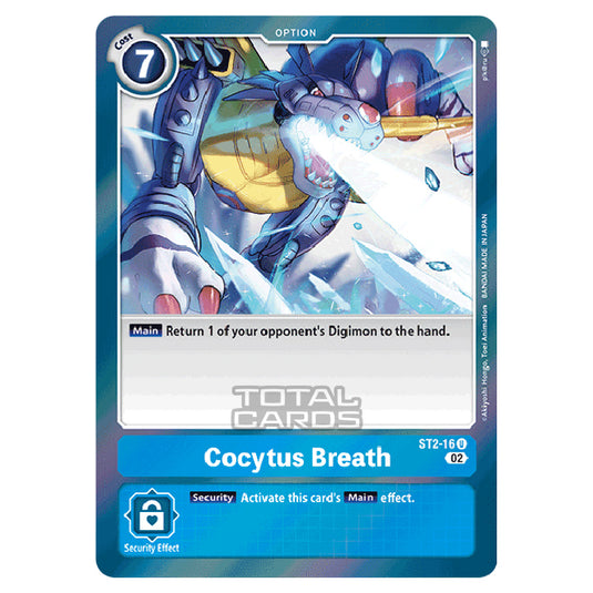 Digimon Card Game - RB-01: Resurgence Booster - Cocytus Breath - (Alternative Art) - ST2-16a