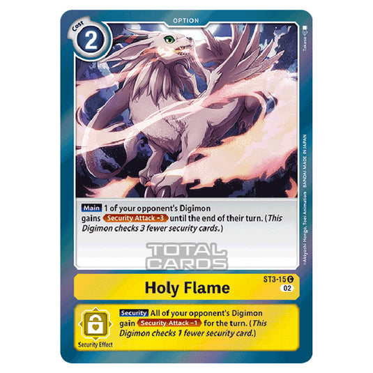Digimon Card Game - RB-01: Resurgence Booster - Holy Flame - (Alternative Art) - ST3-15a