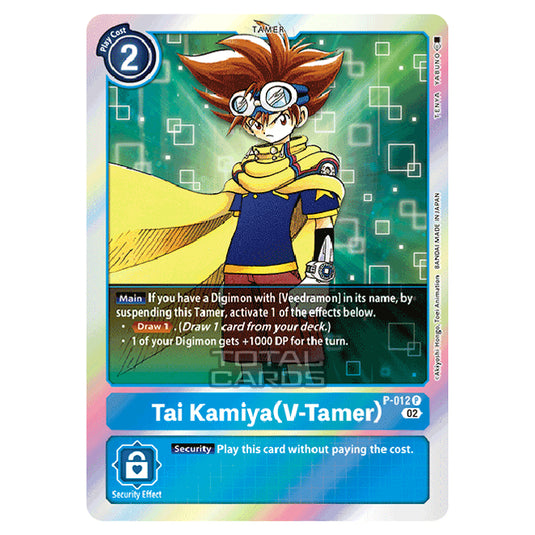 Digimon Card Game - RB-01: Resurgence Booster - Tai Kamiya (V-Tamer) - (Alternative Art) - P-012a