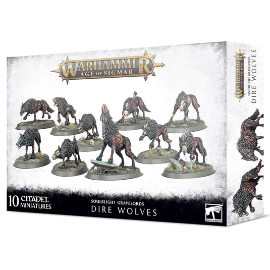 Warhammer Age Of Sigmar - Soulblight Gravelords - Dire Wolves