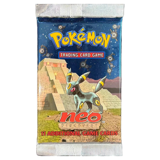 Pokemon Neo Discovery Booster Pack Umbreon Artwork