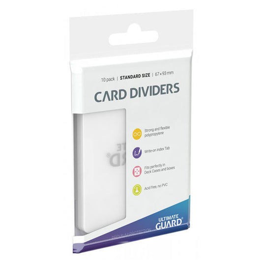 Ultimate Guard - Card Dividers - Clear (10)