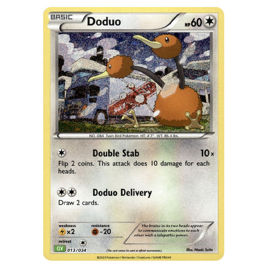 Pokemon - TCG Classic - Doduo - CLV 013/034