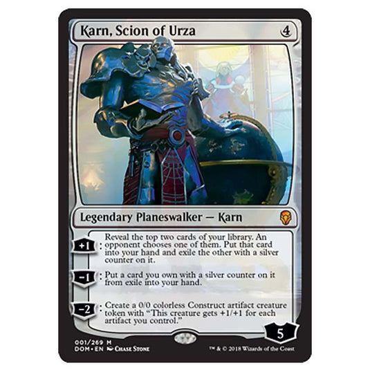 Magic The Gathering - Dominaria - Karn, Scion of Urza - 1/269