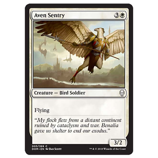 Magic The Gathering - Dominaria - Aven Sentry - 3/269