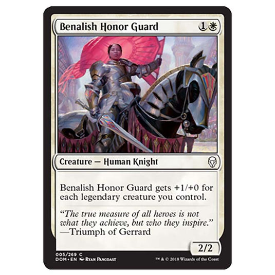 Magic The Gathering - Dominaria - Benalish Honor Guard - 5/269