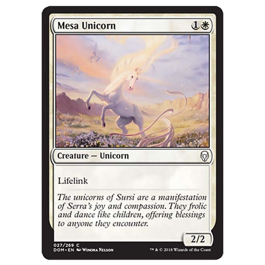 Magic The Gathering - Dominaria - Mesa Unicorn - 27/269