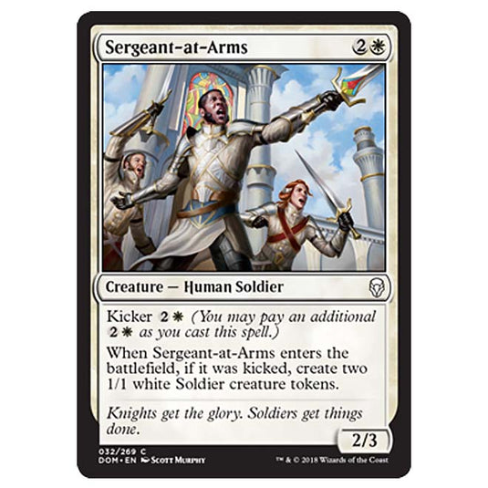 Magic The Gathering - Dominaria - Sergeant-at-Arms - 32/269