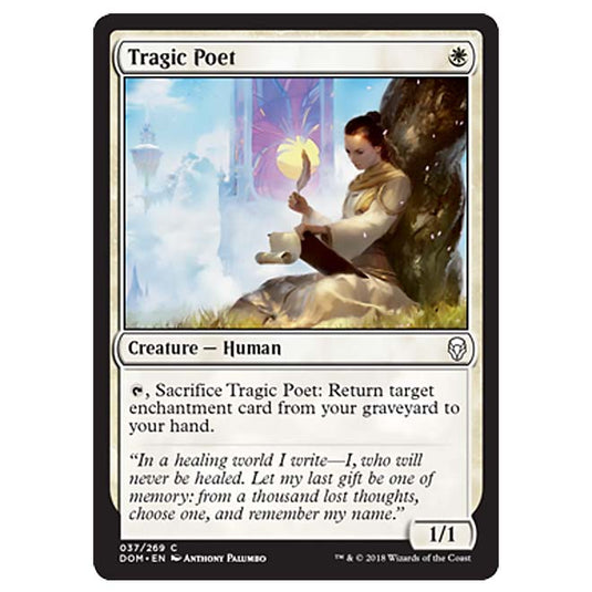 Magic The Gathering - Dominaria - Tragic Poet - 37/269