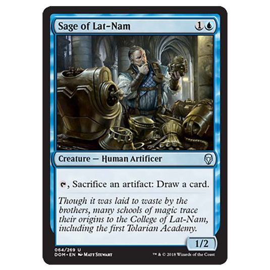 Magic The Gathering - Dominaria - Sage of Lat-Nam - 64/269