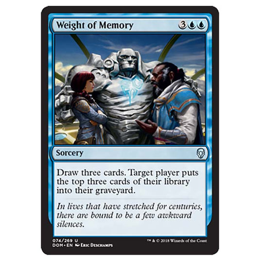 Magic The Gathering - Dominaria - Weight of Memory - 74/269