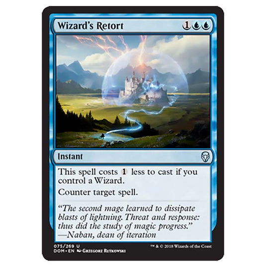 Magic The Gathering - Dominaria - Wizard’s Retort - 75/269