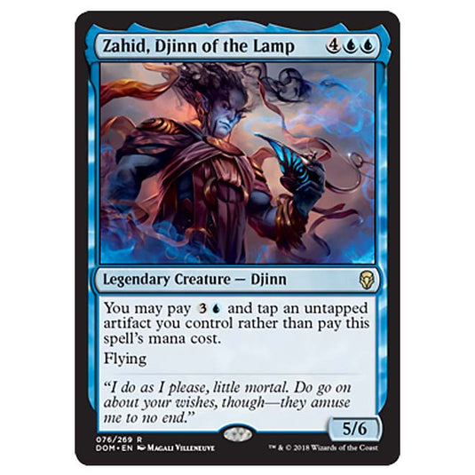 Magic The Gathering - Dominaria - Zahid, Djinn of the Lamp - 76/269