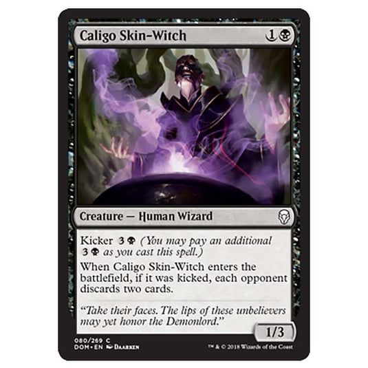 Magic The Gathering - Dominaria - Caligo Skin-Witch - 80/269