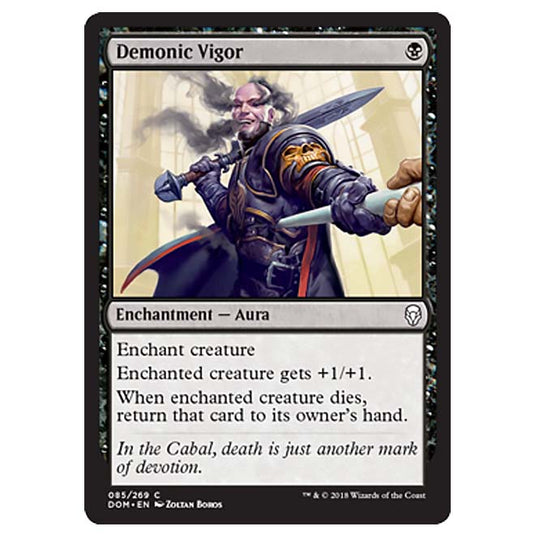 Magic The Gathering - Dominaria - Demonic Vigor - 85/269