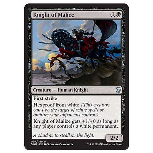 Magic The Gathering - Dominaria - Knight of Malice - 97/269