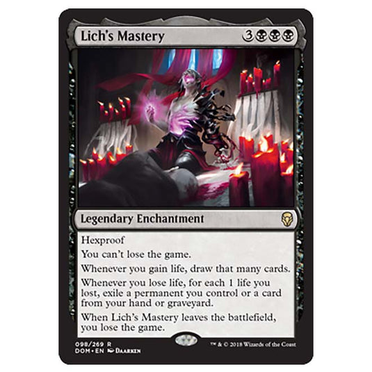 Magic The Gathering - Dominaria - Lich’s Mastery - 98/269