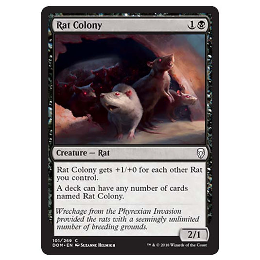 Magic The Gathering - Dominaria - Rat Colony - 101/269