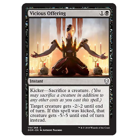 Magic The Gathering - Dominaria - Vicious Offering - 110/269