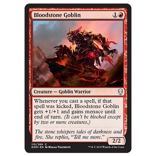 Magic The Gathering - Dominaria - Bloodstone Goblin - 115/269