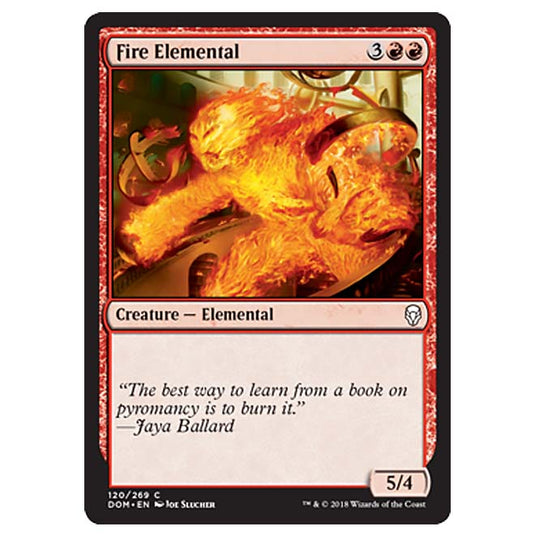 Magic The Gathering - Dominaria - Fire Elemental - 120/269