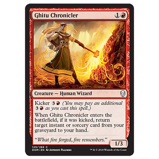 Magic The Gathering - Dominaria - Ghitu Chronicler - 125/269