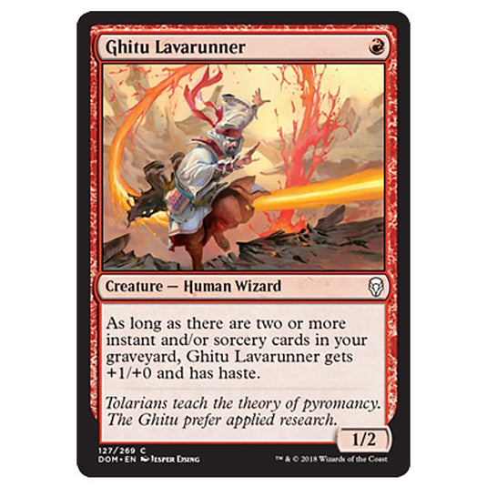 Magic The Gathering - Dominaria - Ghitu Lavarunner - 127/269