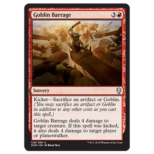 Magic The Gathering - Dominaria - Goblin Barrage - 128/269