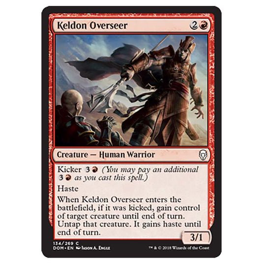 Magic The Gathering - Dominaria - Keldon Overseer - 134/269