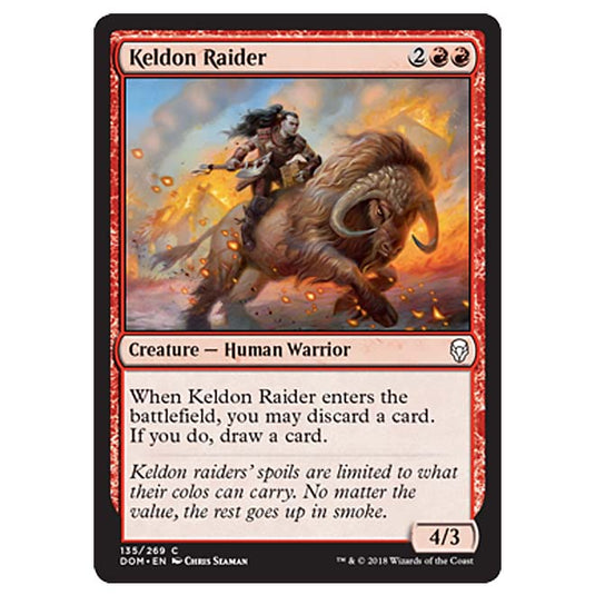 Magic The Gathering - Dominaria - Keldon Raider - 135/269