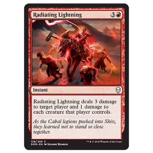 Magic The Gathering - Dominaria - Radiating Lightning - 138/269