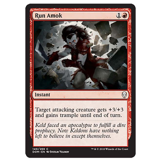 Magic The Gathering - Dominaria - Run Amok - 140/269