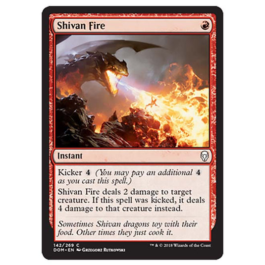 Magic The Gathering - Dominaria - Shivan Fire - 142/269