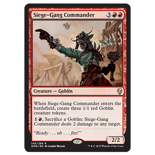 Magic The Gathering - Dominaria - Siege-Gang Commander - 143/269