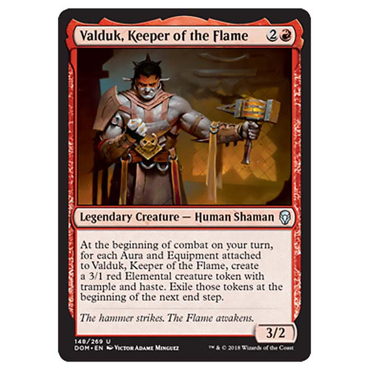 Magic The Gathering - Dominaria - Valduk, Keeper of the Flame - 148/269