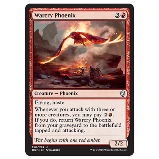 Magic The Gathering - Dominaria - Warcry Phoenix - 150/269