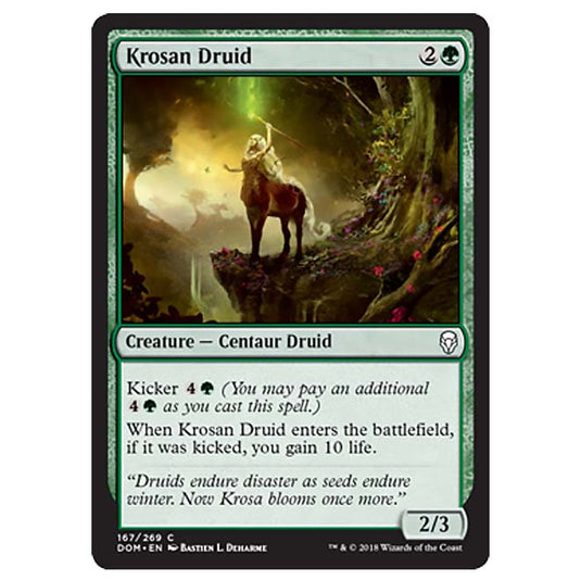 Magic The Gathering - Dominaria - Krosan Druid - 167/269