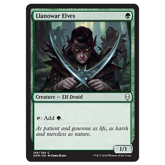 Magic The Gathering - Dominaria - Llanowar Elves - 168/269